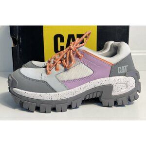 CAT Caterpillar Women's‎ Invader Safety Toe Glacier Grey Work Shoes Size 7.5